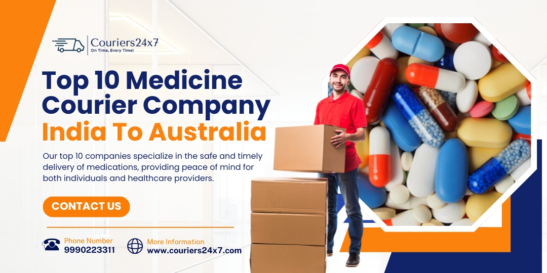 Top 10 Medicine Courier Company India To Australia